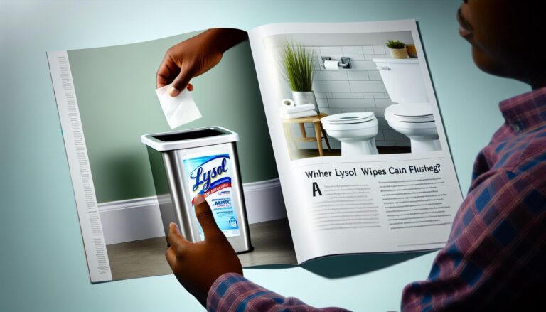 Can You Flush Lysol Wipes? Disinfectant Disposal Facts