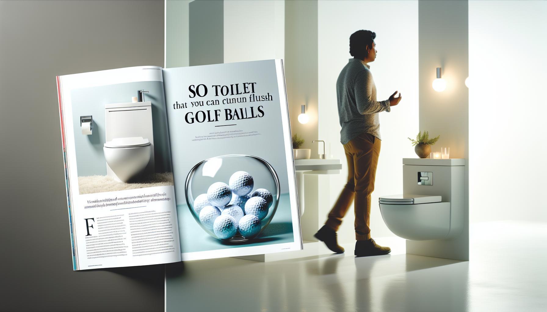 Toilet You Can Flush Golf Balls Down? Extreme Testing