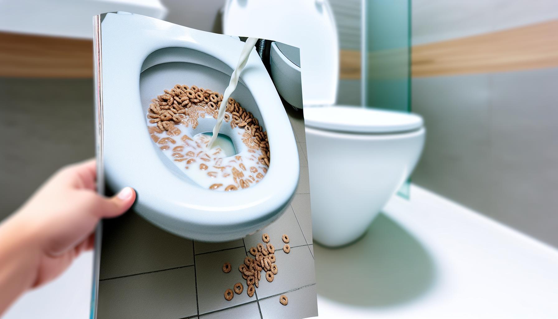 Can You Flush Cereal Down the Toilet? Food Disposal Mistakes