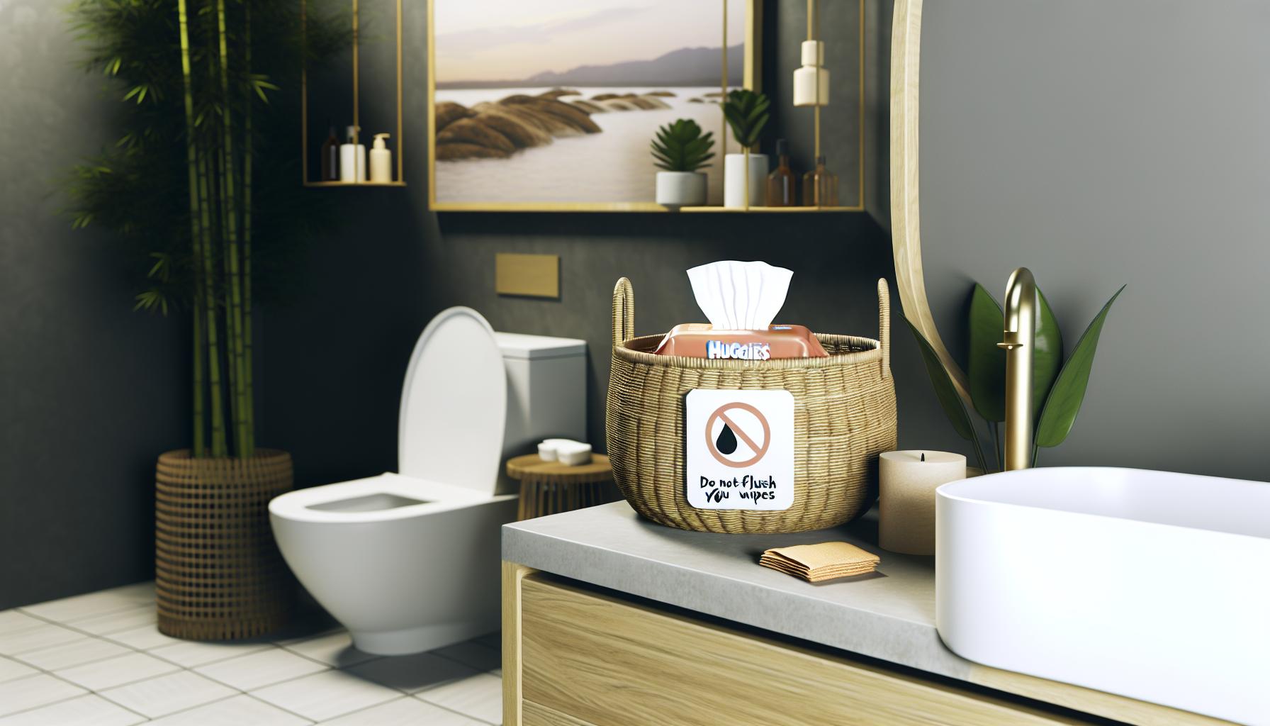 Alternatives to Flushing Huggies Wipes