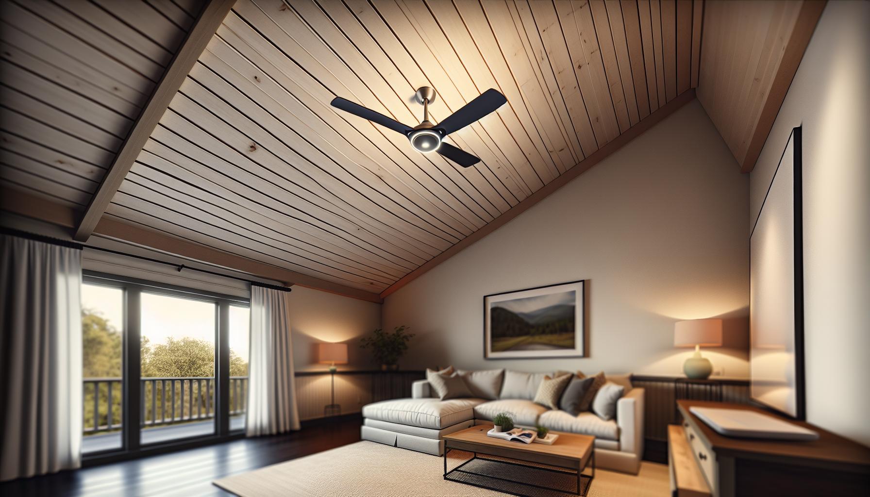 Can You Put a Flush Mount Fan on a Sloped Ceiling? Install 3 Benefits and Limitations of Flush Mount Fans on Slopes