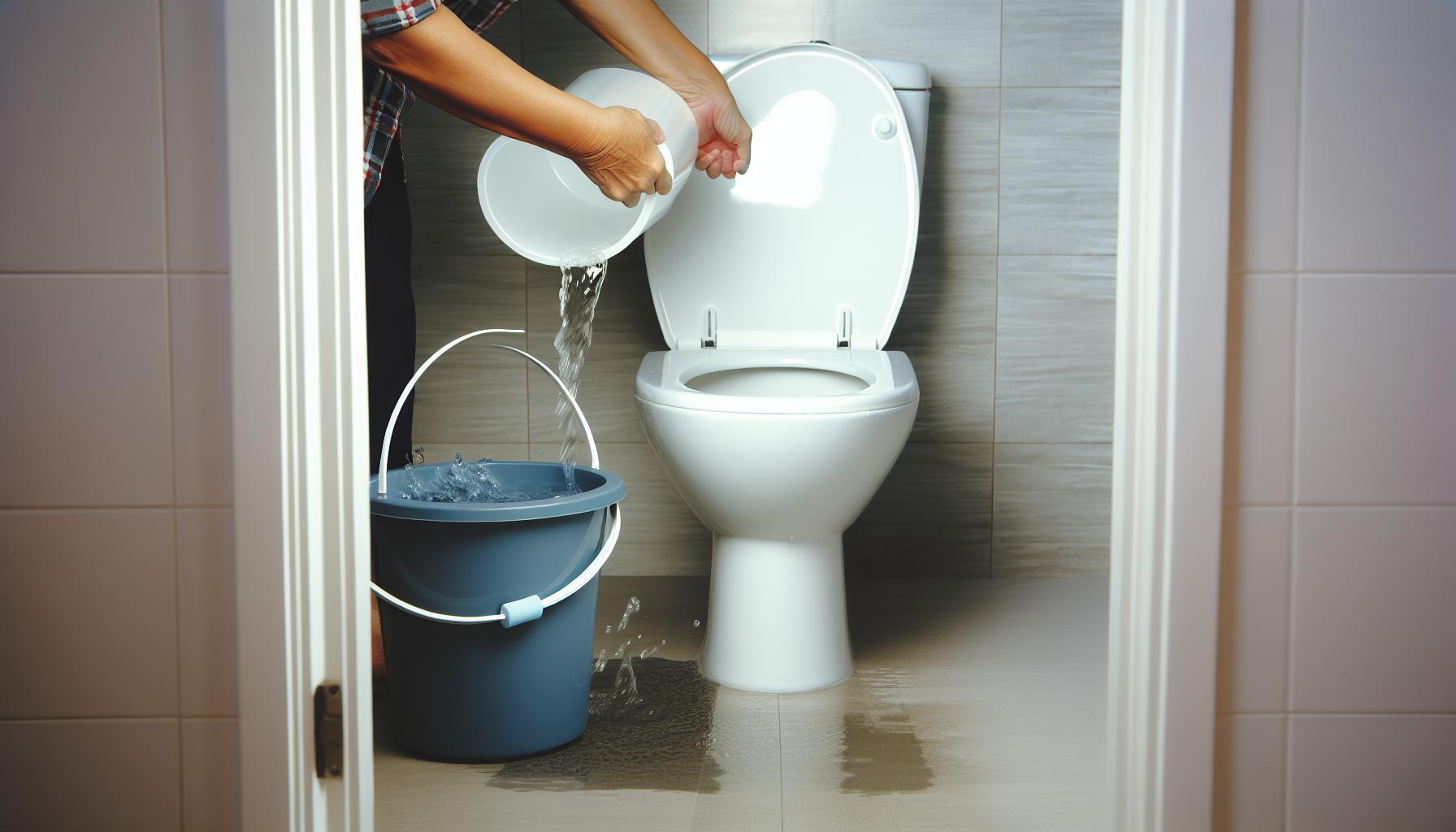 Common Mistakes When flushing with a⁣ Bucket