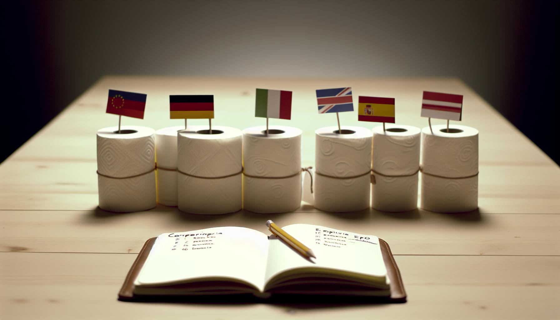Comparing Toilet Paper Policies Across Major​ European Countries