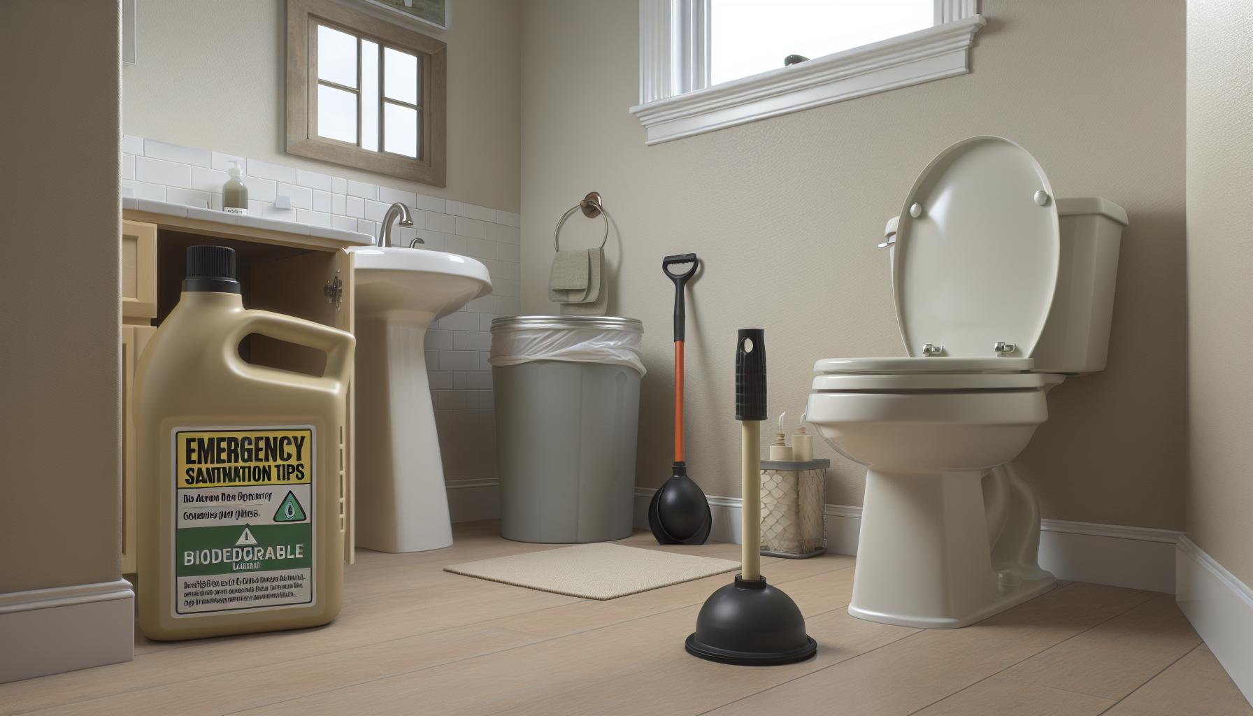Emergency Sanitation ‍Tips to Avoid Clogs and Odors