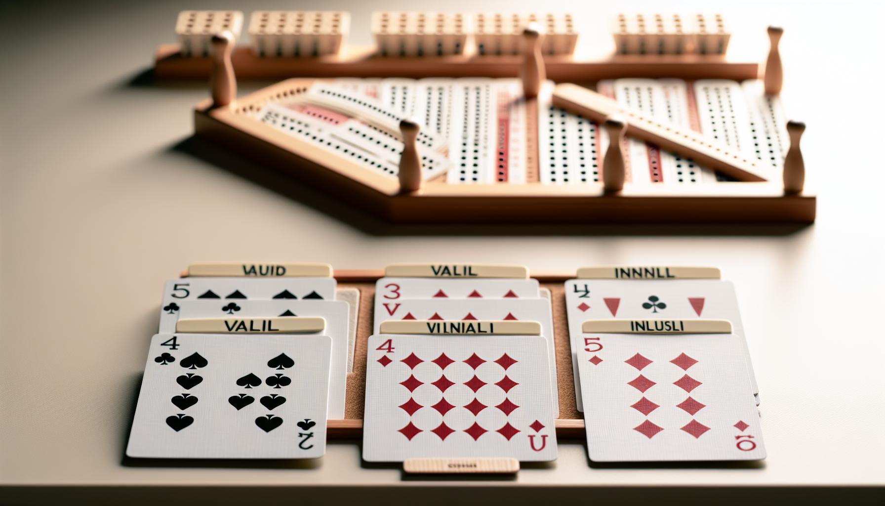 Examples of Flushes⁢ in Cribbage: Visualizing Valid and Invalid Sets