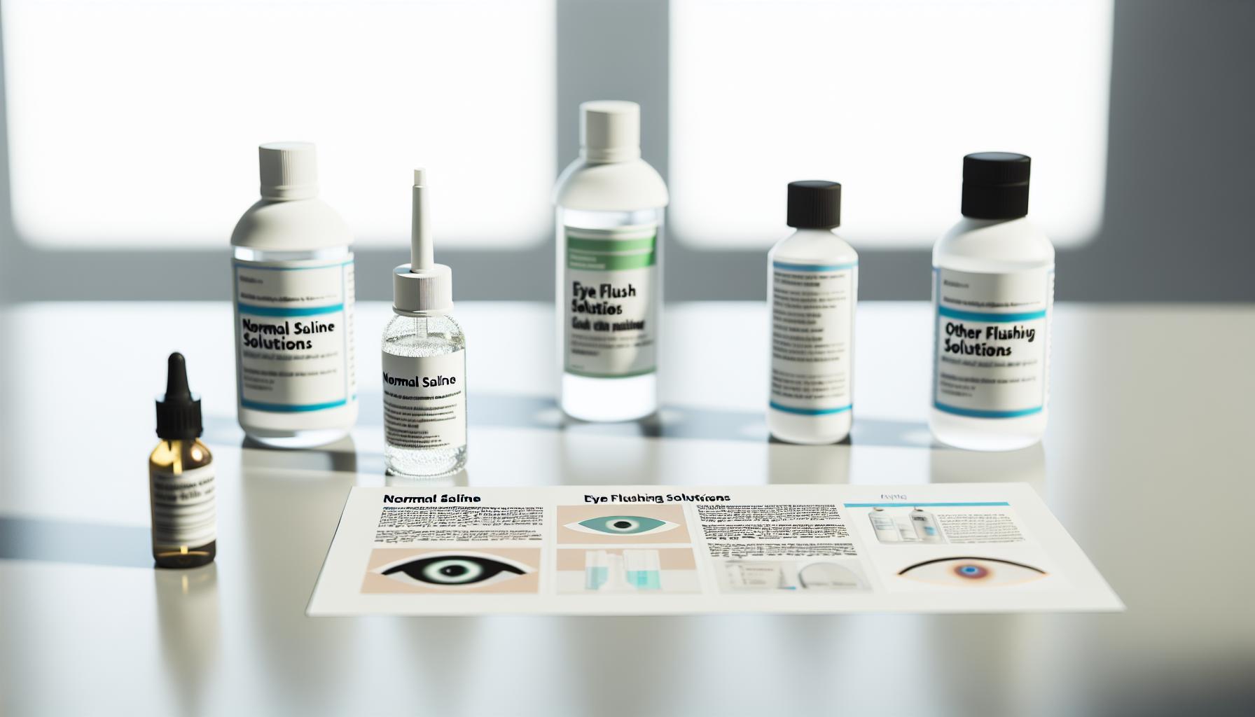 how normal Saline Compares to Other Eye Flushing solutions