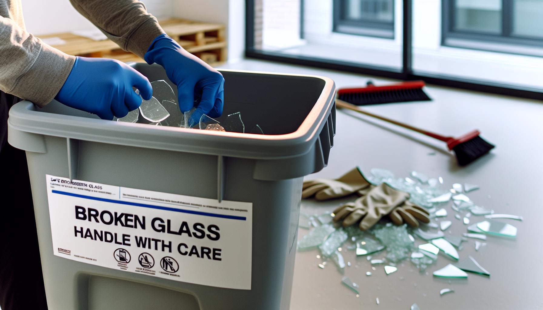 How to Properly Dispose of Broken Glass