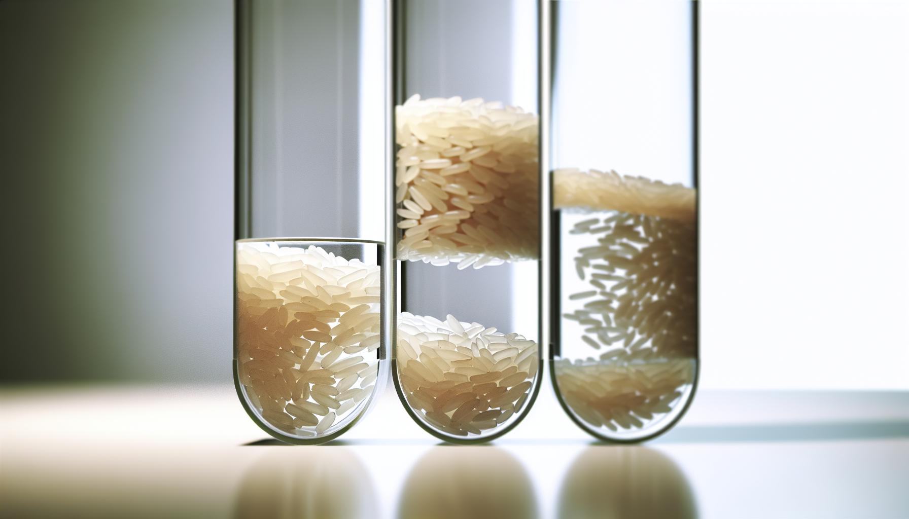 How Rice Absorbs Water and Expands in Pipes