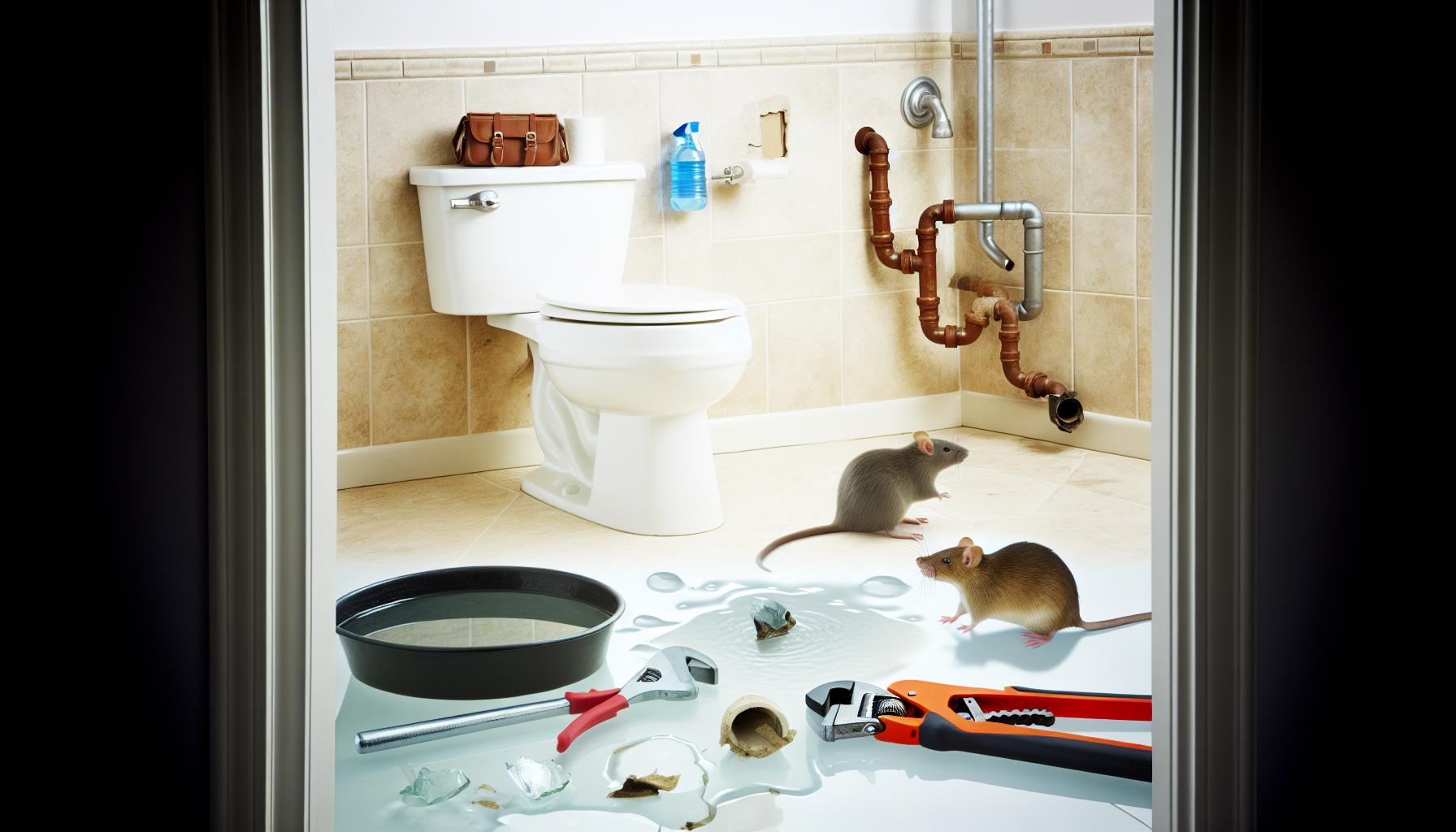 potential Plumbing Risks of Flushing rodents