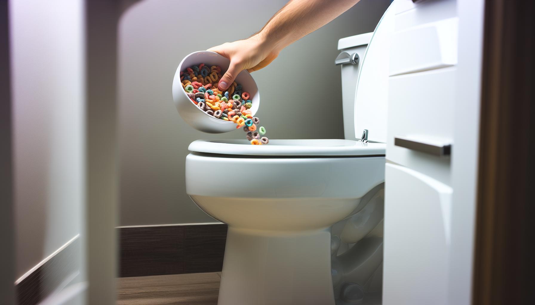Can You Flush Cereal Down the Toilet? Food Disposal⁣ Mistakes