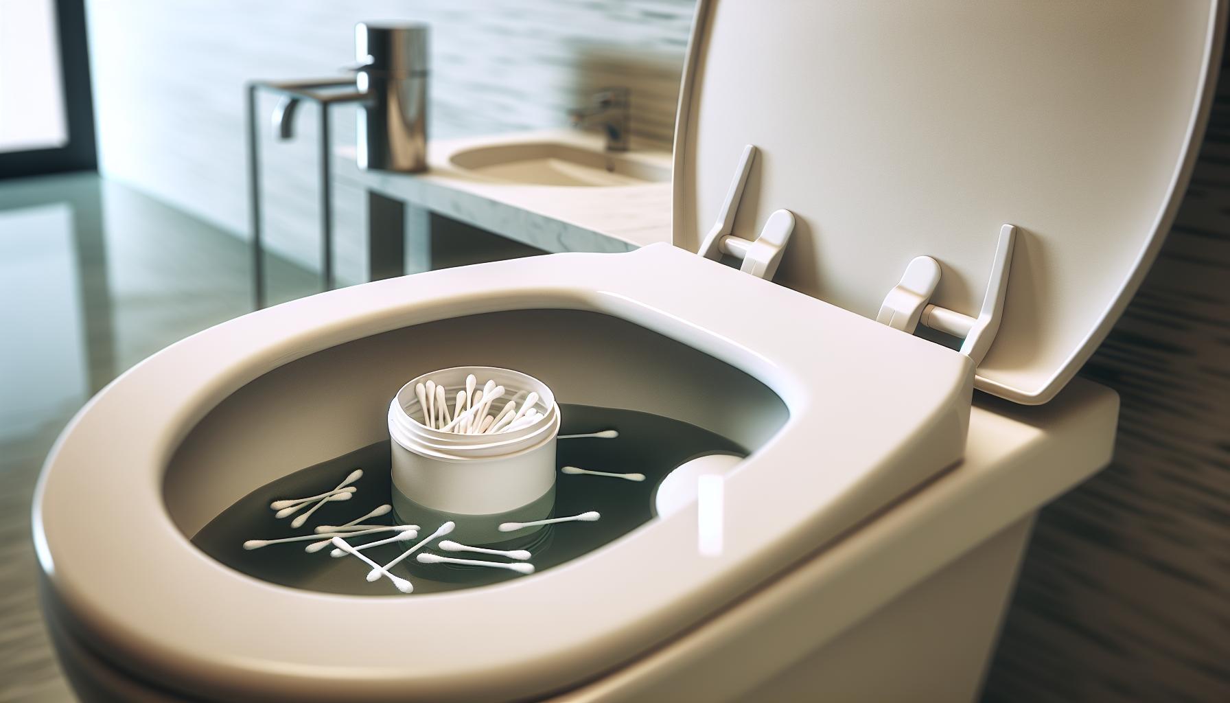 Can You Flush Q-Tips? Cotton Swab Clog Dangers 2 Can You Flush Q-Tips? Cotton Swab Clog Dangers