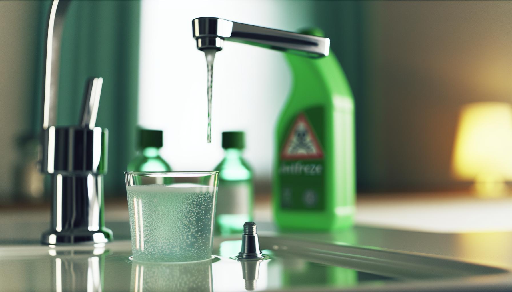 Signs of Antifreeze Contamination in Water supplies