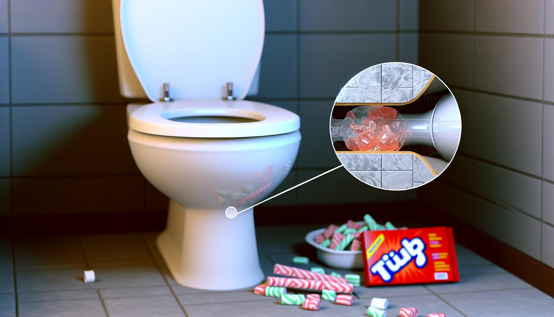 Can You Flush Gum Down the Toilet? Sticky Situations Avoided 2 why Flushing Gum Down the Toilet Is risky