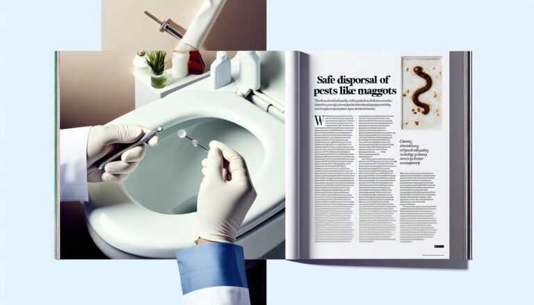 Can You Flush Maggots? Safe Disposal for Pest Problems