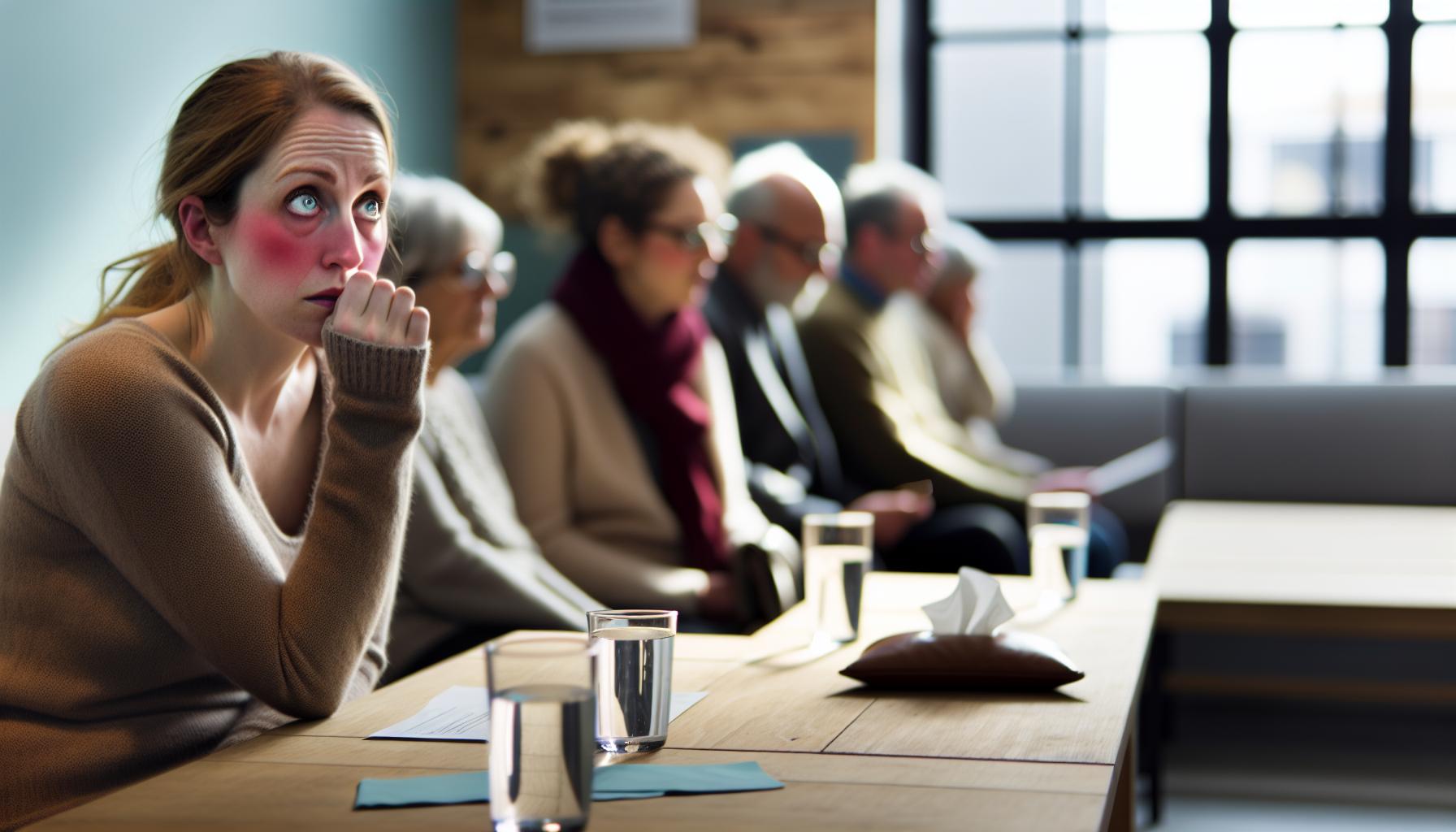 Common Symptoms Accompanying anxiety Flushing