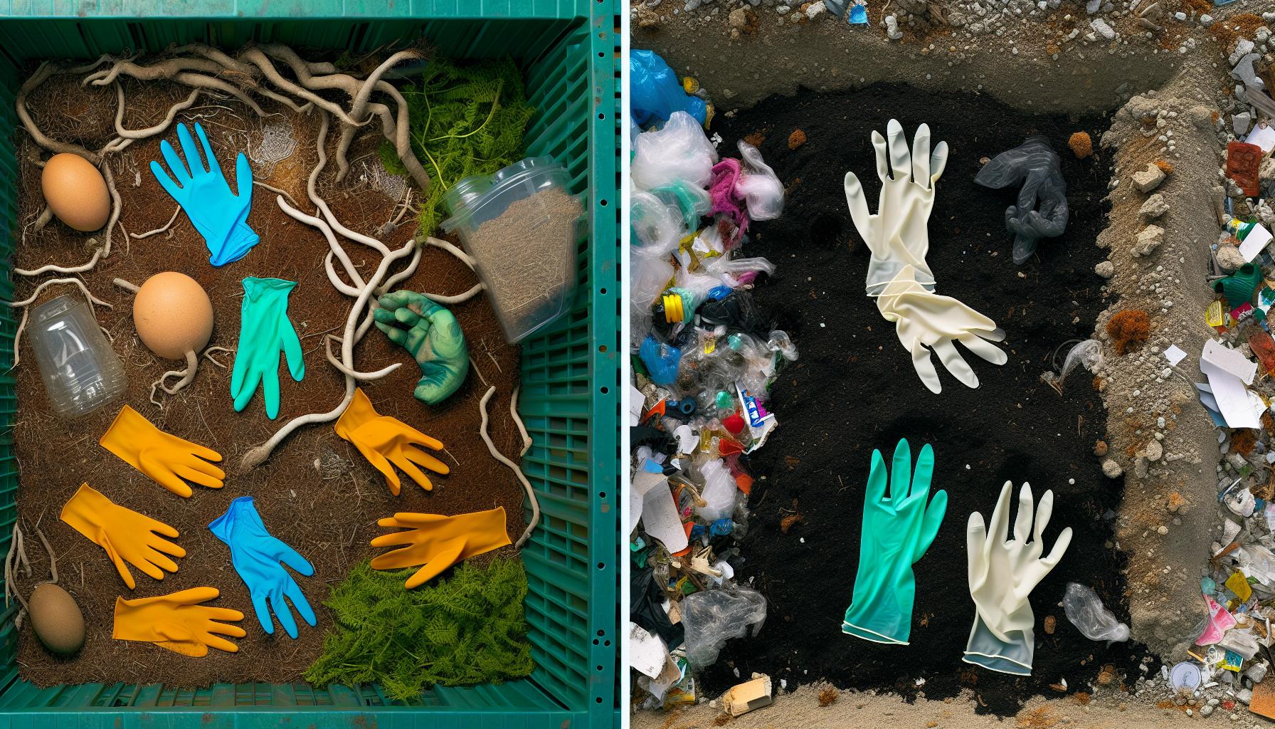 Can You Flush Gloves? Latex and Nitrile Disposal Rules 11 Comparing Biodegradable vs. Regular Gloves: Disposal Insights