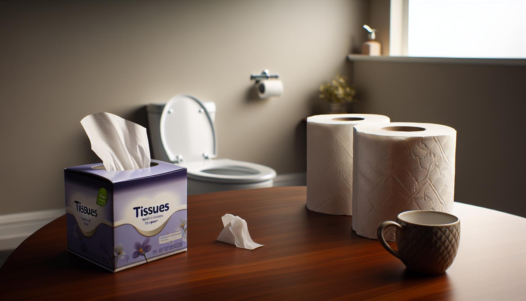 Differences Between Tissues and Toilet Paper
