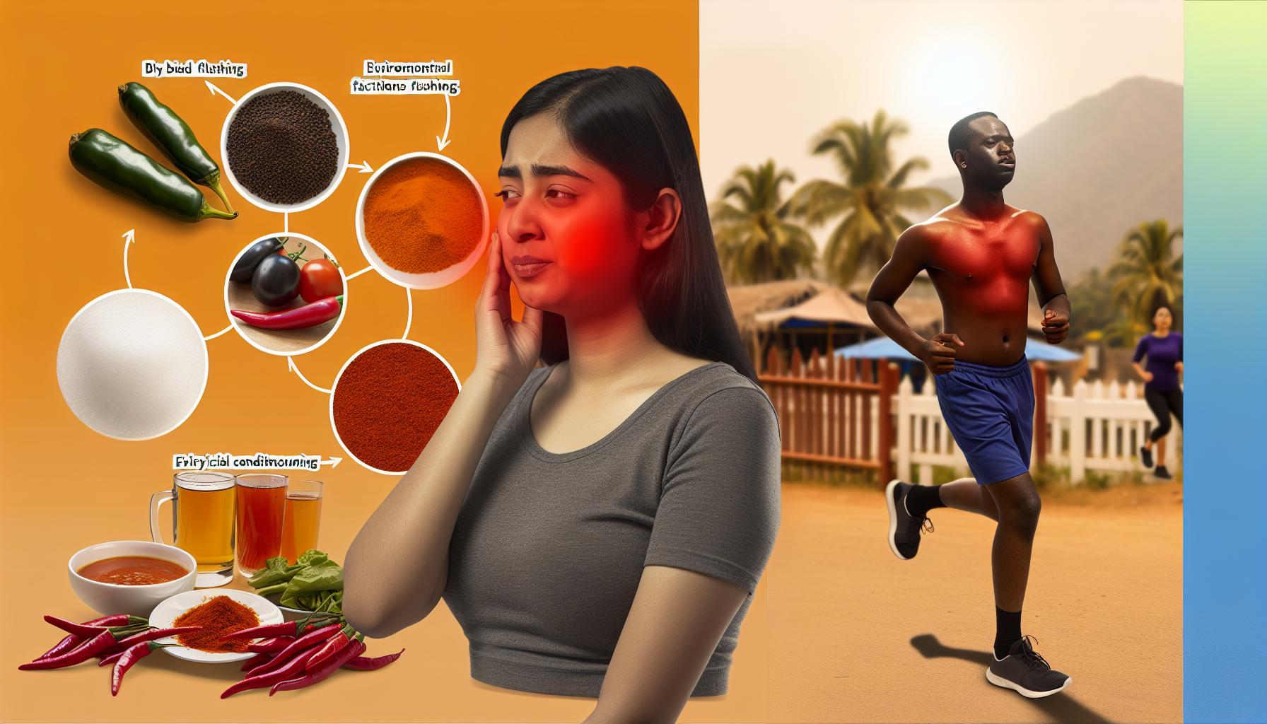 How Diet and‌ Environment⁢ Influence Flushing ⁢Reactions
