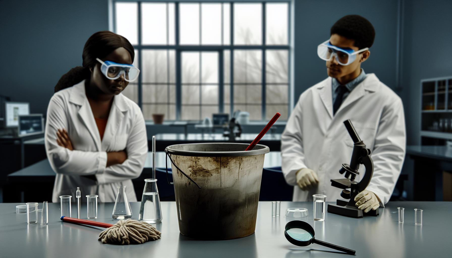 Understanding What's in Dirty Mop Water