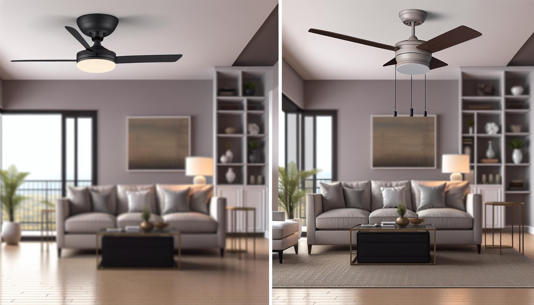 Can You Flush Mount a Ceiling Fan With a Downrod? How-To 3 Differences Between Flush mount and Downrod Installation