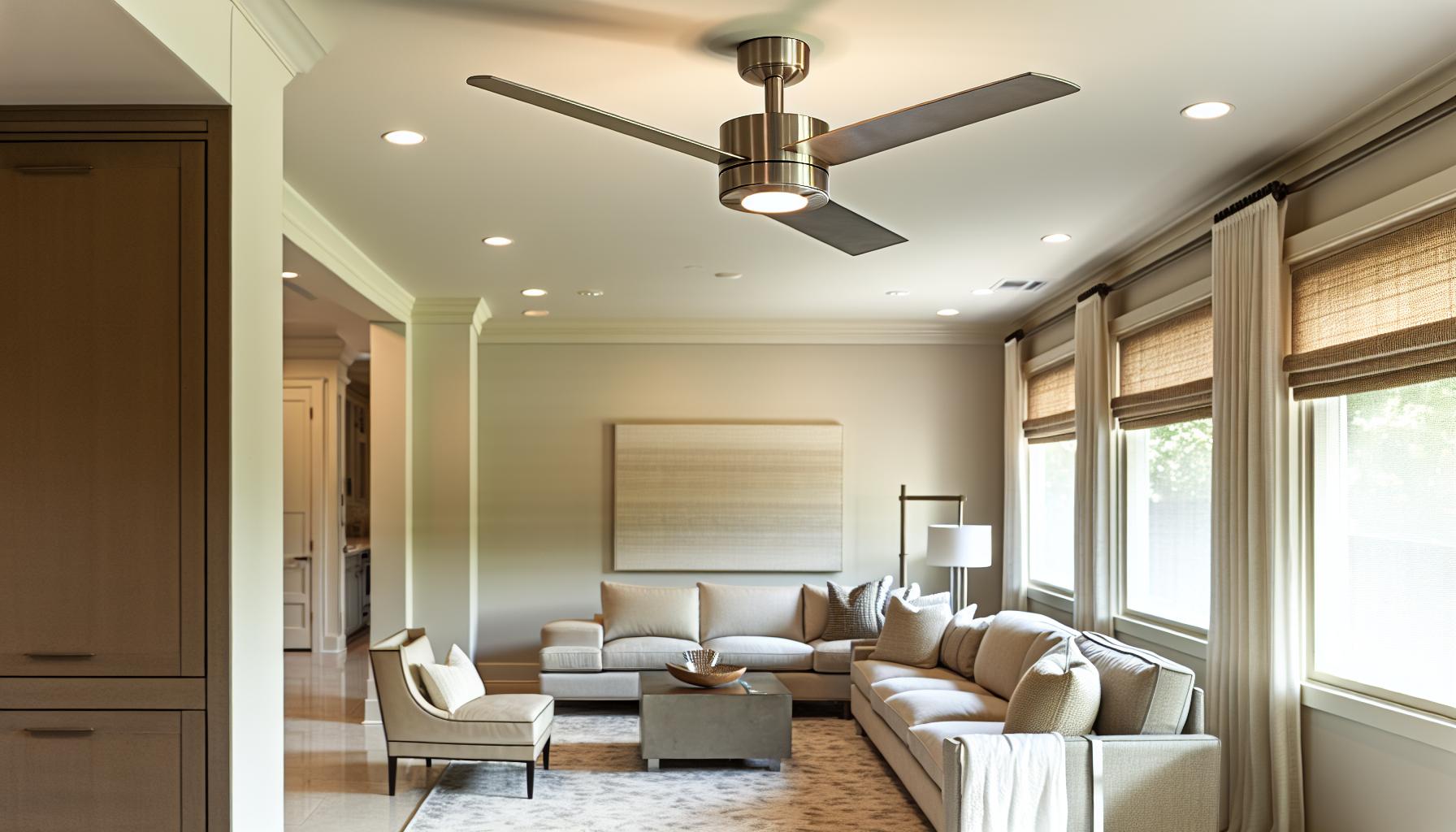 Can You Flush Mount a Ceiling Fan With a Downrod? How-To 11 Enhancing Aesthetics: Styling Tips for Flush Mounted Fans With Downrods