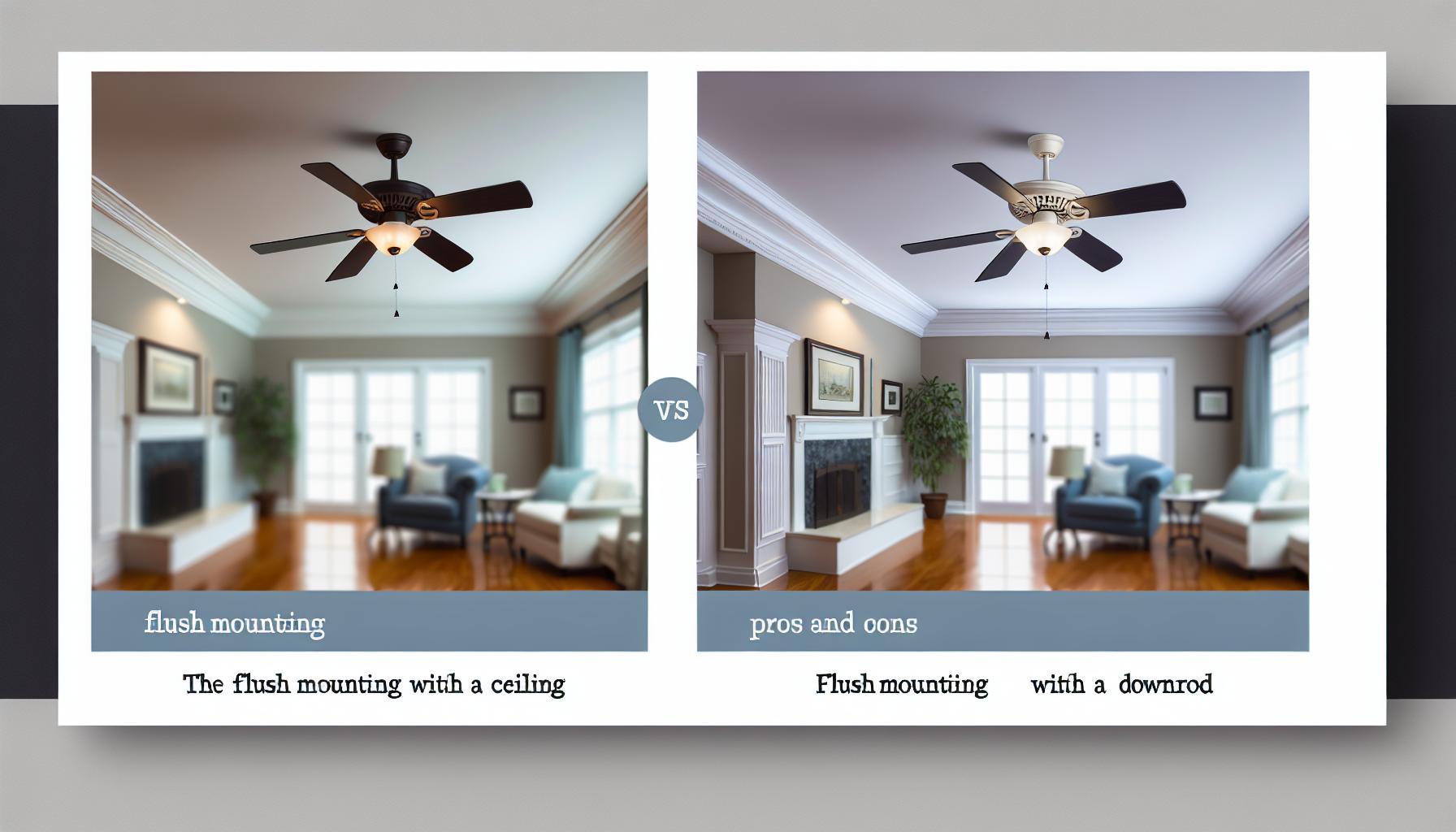 Can You Flush Mount a Ceiling Fan With a Downrod? How-To 5 Pros and Cons of Flush mounting With a Downrod