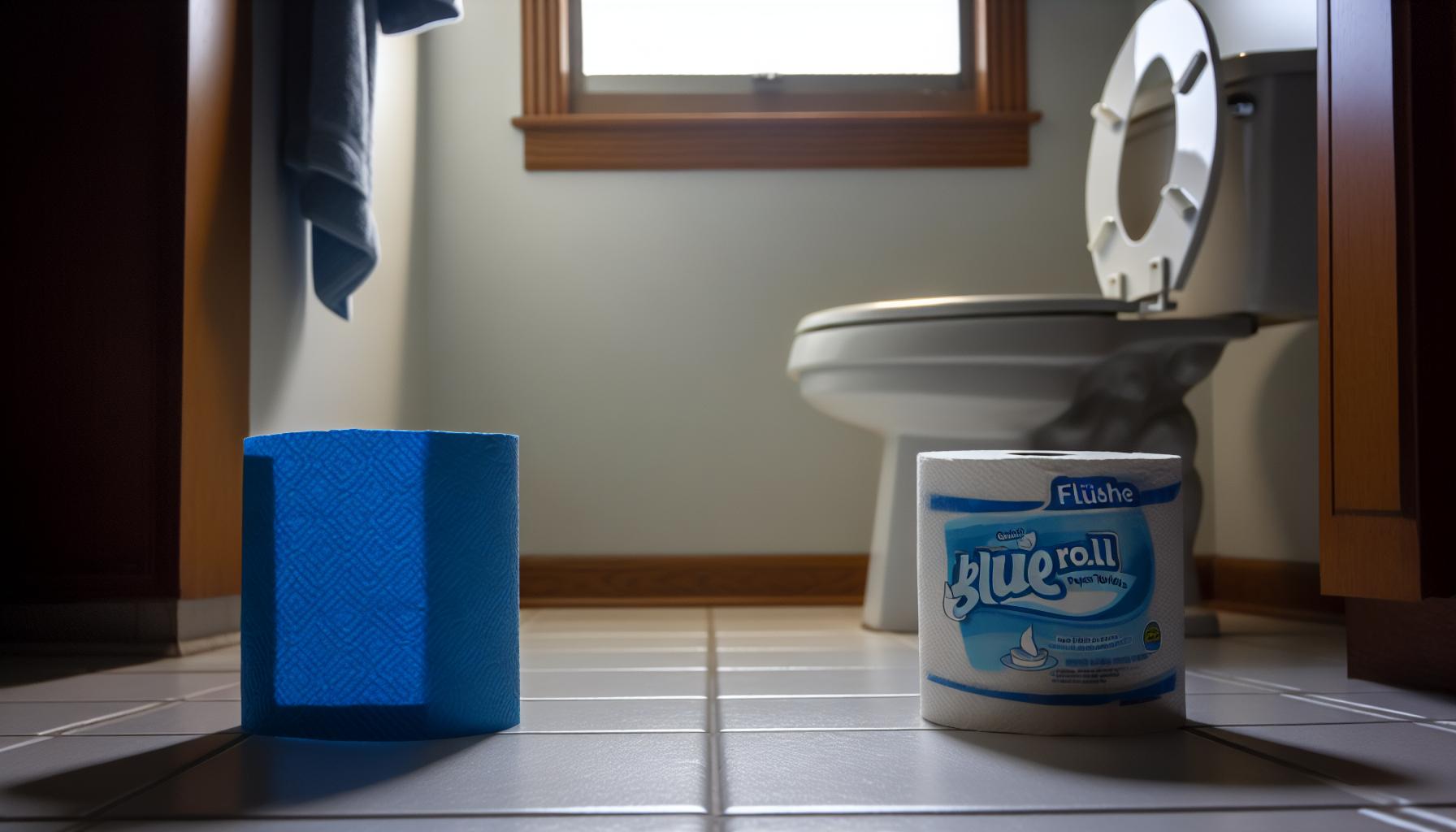 Can You Flush Blue Roll? Paper Towel vs. Toilet Paper 2 Can You Flush Blue Roll? Paper Towel vs. Toilet Paper