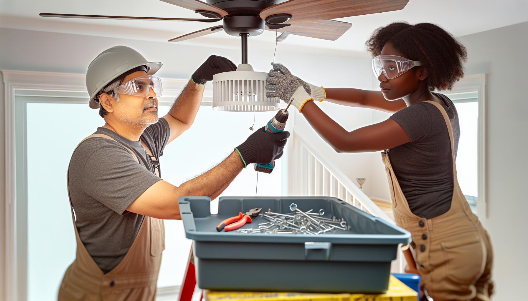 Can You Flush Mount a Ceiling Fan With a Downrod? How-To 10 Safety Tips for Installing a Ceiling Fan Flush Mount With a Downrod