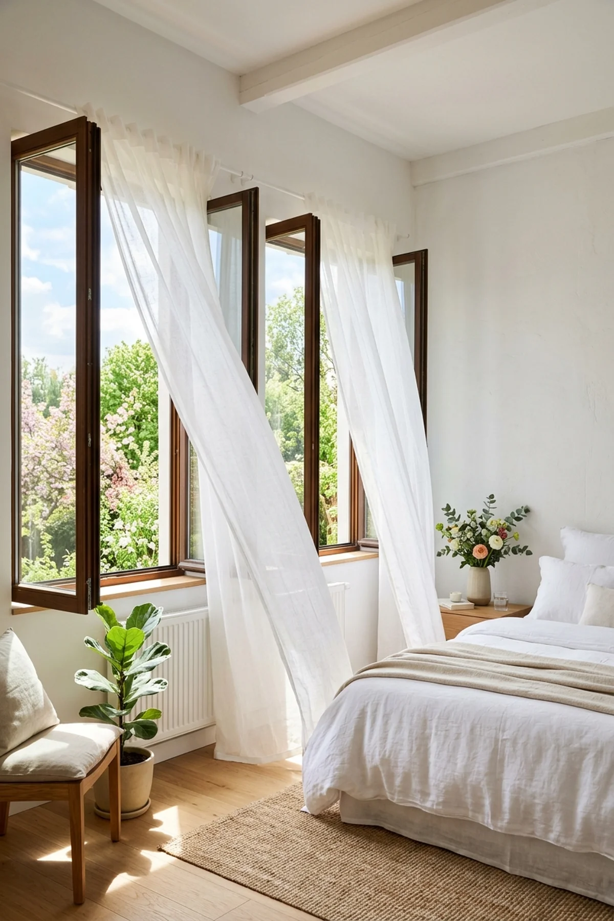 14. Fresh Herb & Botanical Shower Vapor Bundles for Instant Spa Aromas - how to make your house smell good (AI Generated Image)