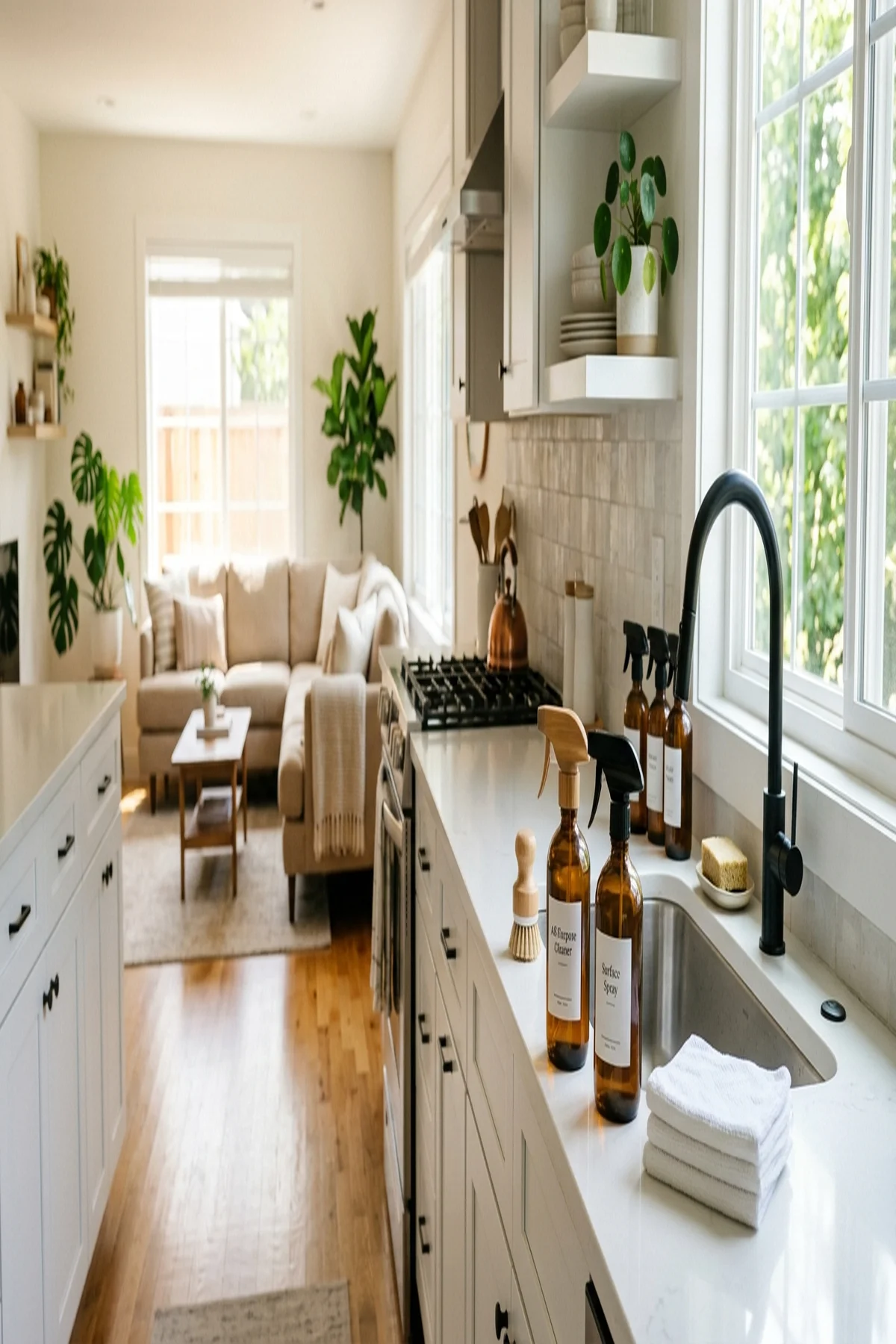 25 Best Cleaning Hacks Tips and Tricks for Busy Homes (2026) 16 15. Melamine Foam Eraser Hacks for Scuffed Baseboards & Wall Trim - cleaning hacks tips and tricks (AI Generated Image)