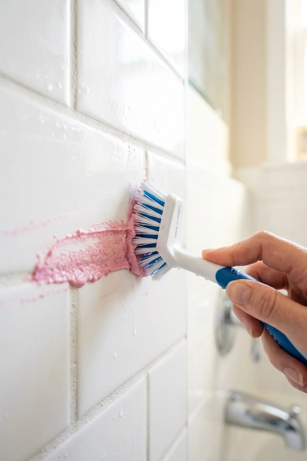 25 Best Cleaning Hacks Tips and Tricks for Busy Homes (2026) 22 21. High-Pressure Handheld Steam Sanitation for Mattress & Grout Mold - cleaning hacks tips and tricks (AI Generated Image)