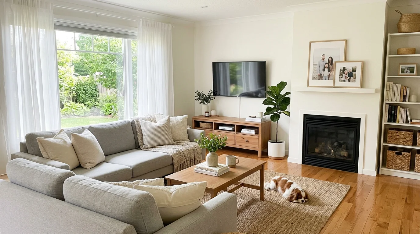 clean house room-by-room reset guide (AI Generated Image)