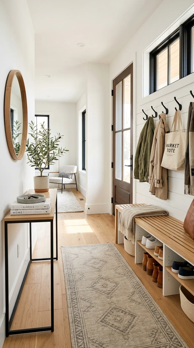 10 Room-by-Room Cleaning Charts: The 15-Minute Zone Reset System 3 High-Traffic Entryway & Mudroom Zone Chart - cleaning chart room (AI Generated Image)