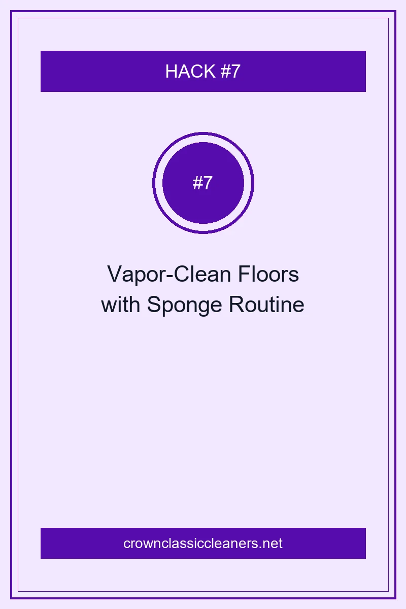 15 Pro Cleaning Tips to Reset Every Room in Record Time 9 Vapor-Clean Sealed Floors with an Adjust-Temperature Sponge Routine - cleaning tips (AI Generated Image)