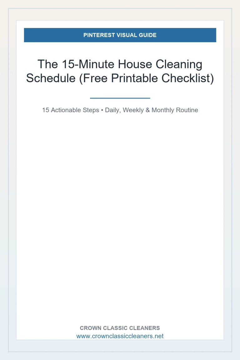 house cleaning schedule The 15-Minute House Cleaning S (AI Generated Image)