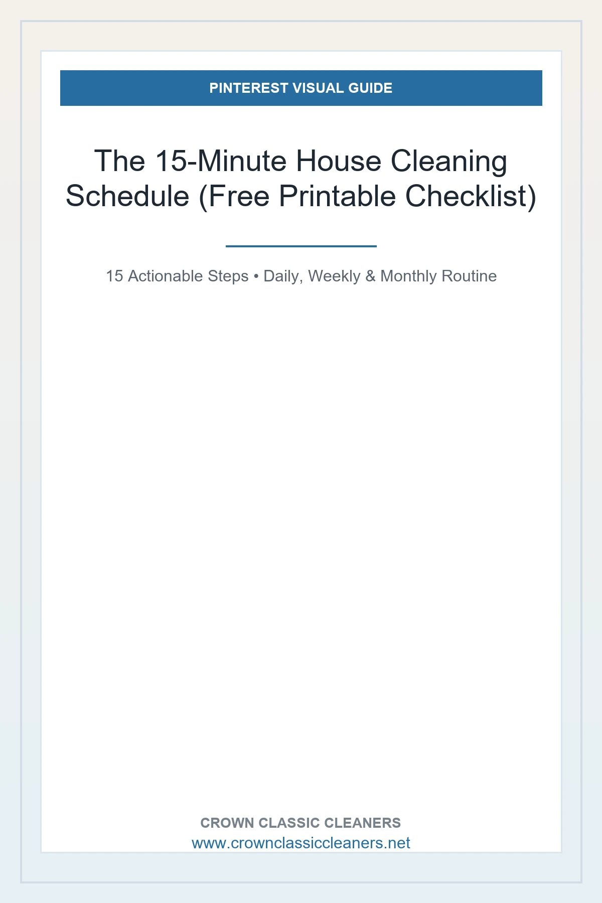 house cleaning schedule The 15-Minute House Cleaning S (AI Generated Image)