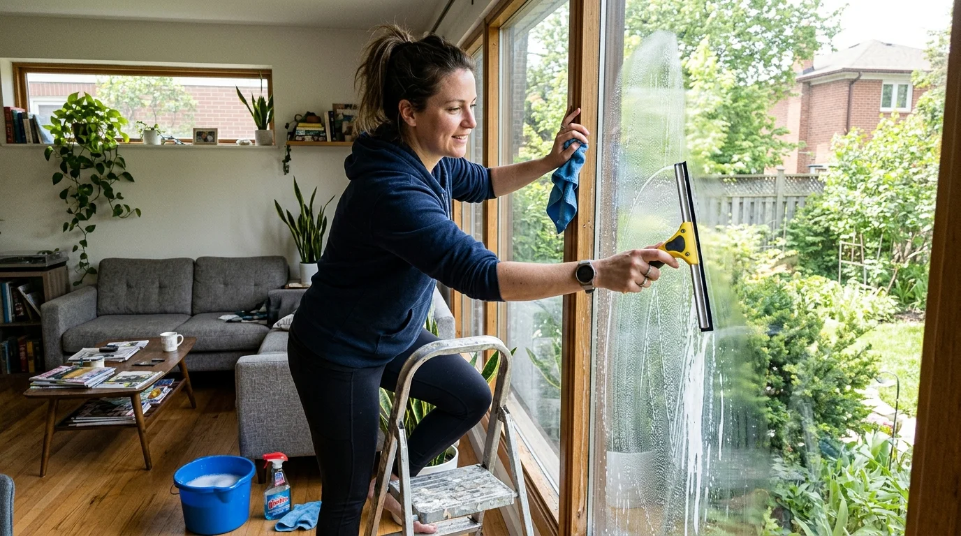 The 15-Minute House Cleaning Schedule (Free Printable Checklist) 12 Bar Keepers Friend Deep Restoration Scrub for Porcelain Sinks and Grout - house cleaning schedule (AI Generated Image)