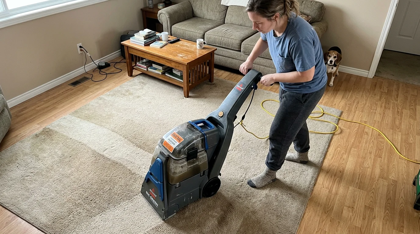 The 15-Minute House Cleaning Schedule (Free Printable Checklist) 16 Room-by-Room Zone Cleaning Checklist to Prevent Cleaning Burnout - house cleaning schedule (AI Generated Image)
