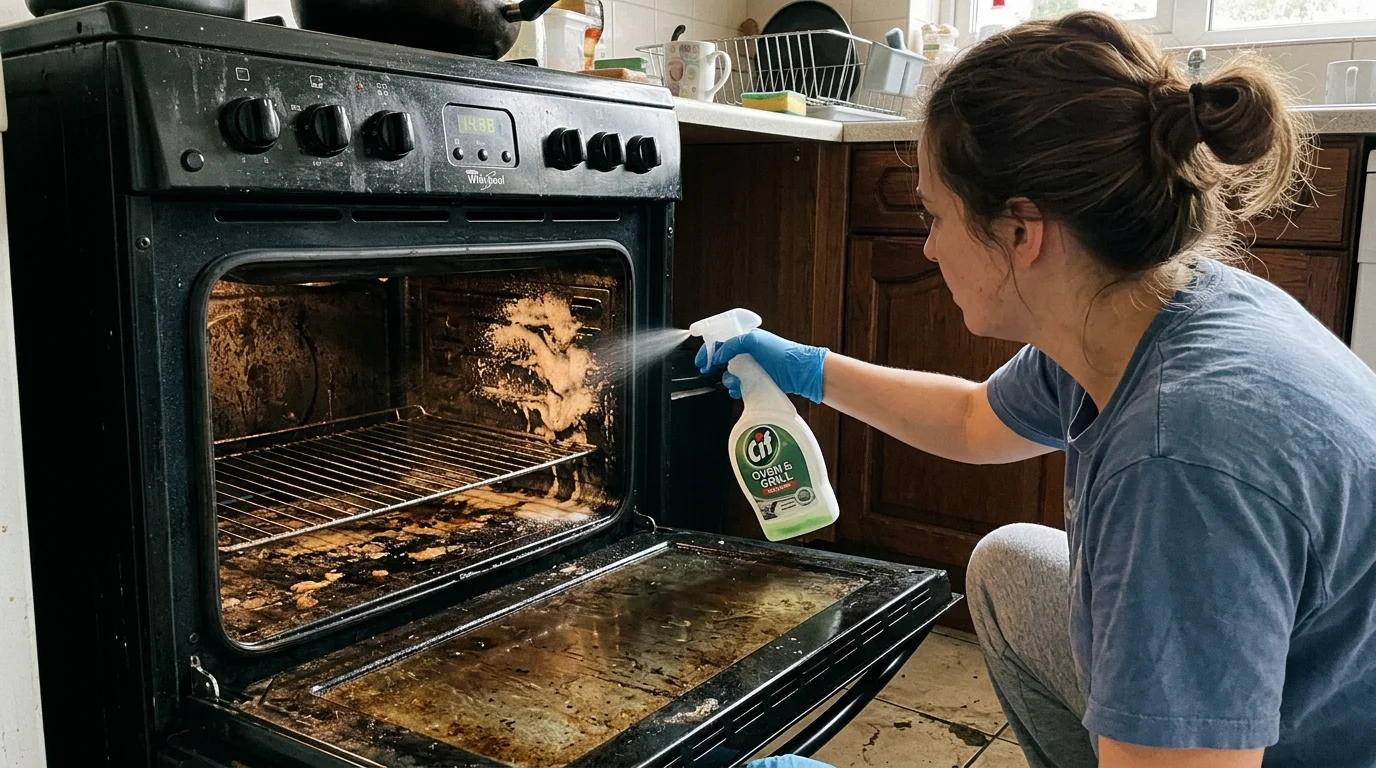 The 15-Minute House Cleaning Schedule (Free Printable Checklist) 11 Post-Shower Glass Squeegee Habit for Soap Scum Prevention - house cleaning schedule (AI Generated Image)