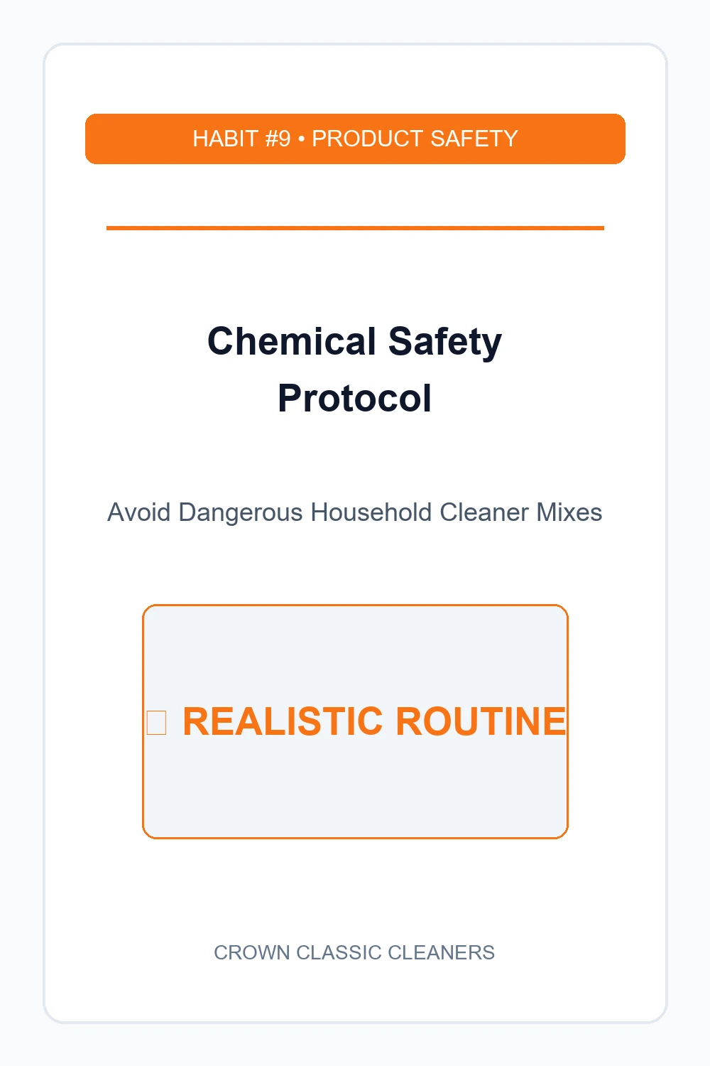 chemical safety cleaning protocol - realistic cleaning schedule (AI Generated Image)
