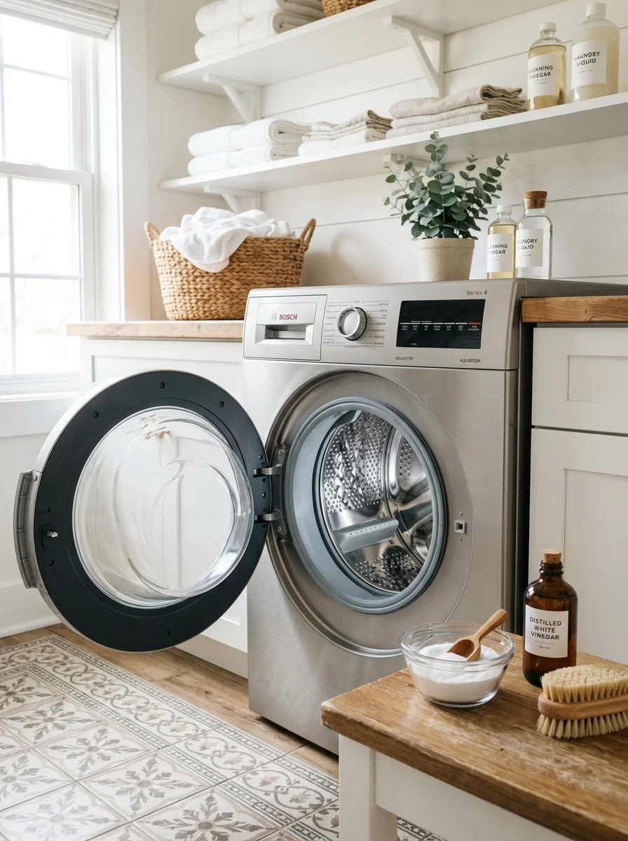 realistic cleaning schedule the appliance refresh washing machine dishwasher maintenance (AI Generated Image)