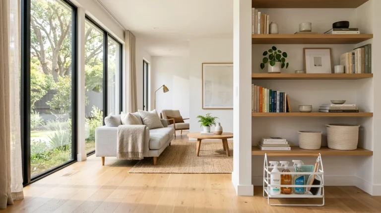 Realistic Cleaning Schedule: 10 Micro-Habits for Busy Homes 34 Realistic Cleaning Schedule: 10 Micro-Habits for Busy Homes (AI Generated Image)