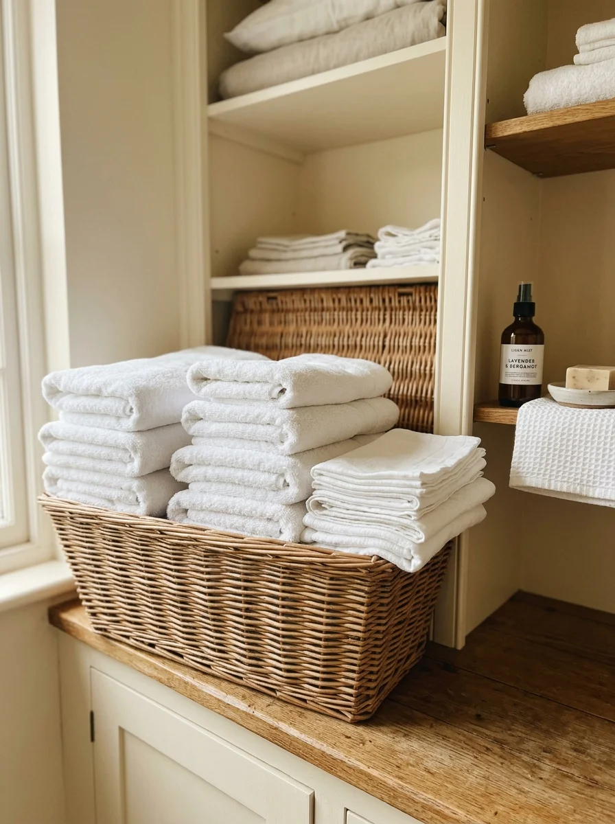 realistic cleaning schedule the daily laundry rotation habit that prevents pile-ups (AI Generated Image)