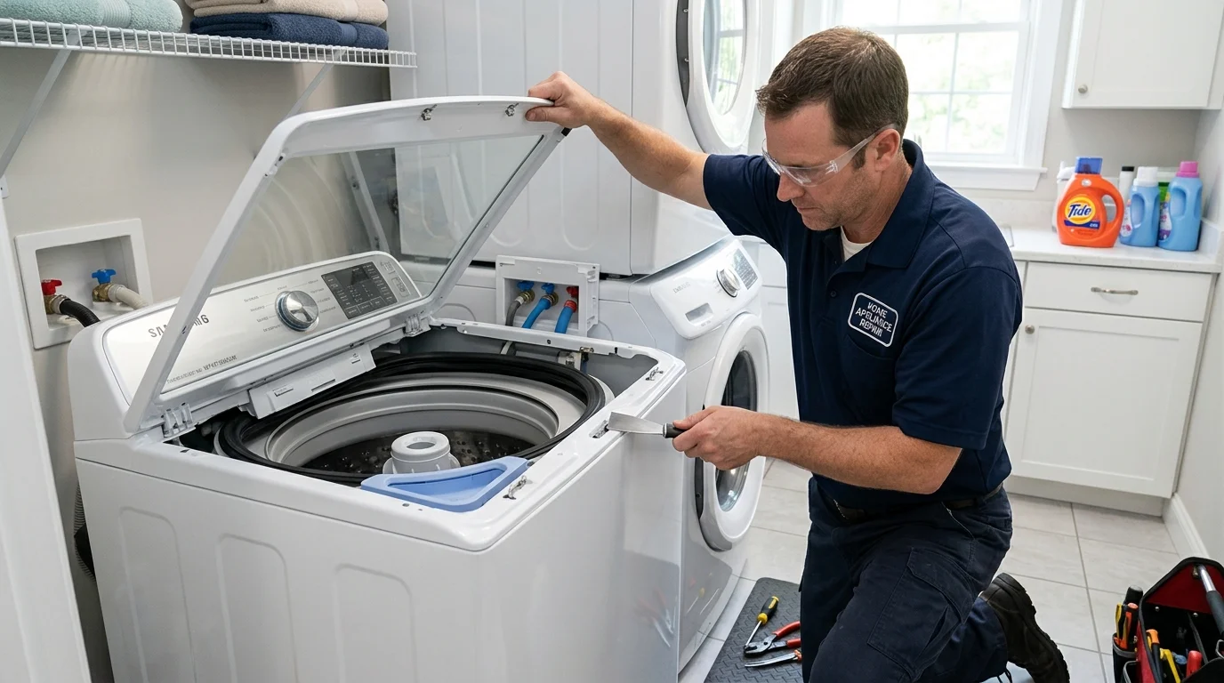 How to Dismantle the Top of a Washing Machine: Step-by-Step Disassembly Guide 1 wp media crownclassiccleaners net bb4a8487 (AI Generated Image)